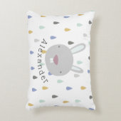 Coussins Décoratifs Nom personnalisable Cute Rabbit (Devant(Vertical))