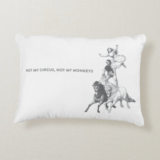 Coussins Décoratifs Non mon cirque non mon carreau de singes