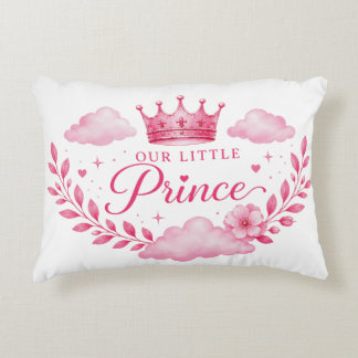 Coussins Décoratifs Notre Petite Princesse Couronne Rose Bébé Fille