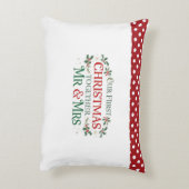 Coussins Décoratifs Notre Premier Noël Ensemble M. et Mme (Dos(Vertical))