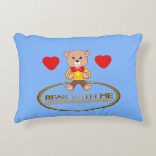 Coussins Décoratifs Nounours en peluche