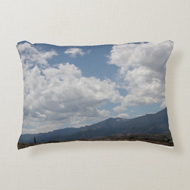 Coussins Décoratifs Nuages au-dessus des Rocheuses (Devant)