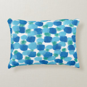 Coussins Décoratifs Nuances Bleu Aquarelle Bleu Brise Design original