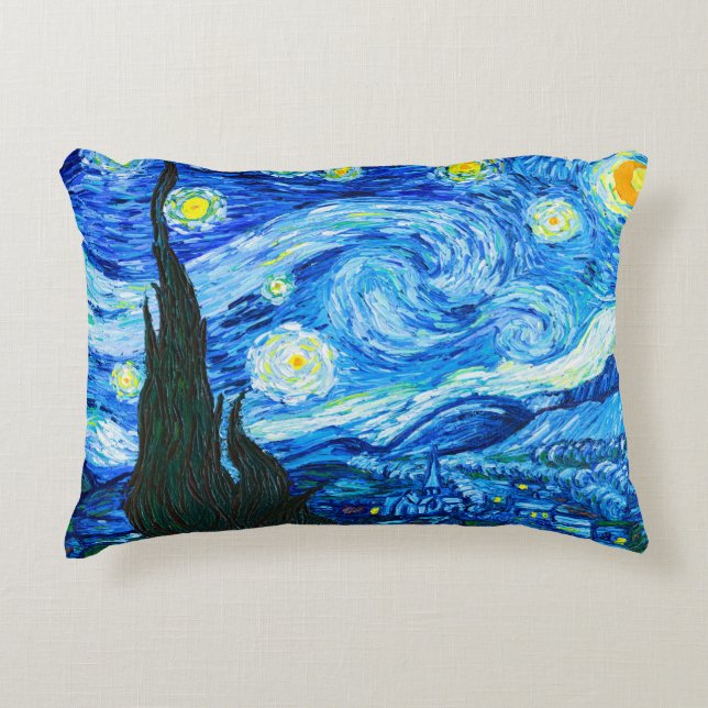 Coussins Décoratifs Nuit Van Gogh Starry (Devant)