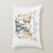 Coussins Décoratifs Nursery Eléphant pour bébé personnalisé (Devant(Vertical))