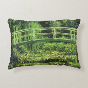 Coussins Décoratifs Nymphéas blancs par Claude Monet, Art Vintage