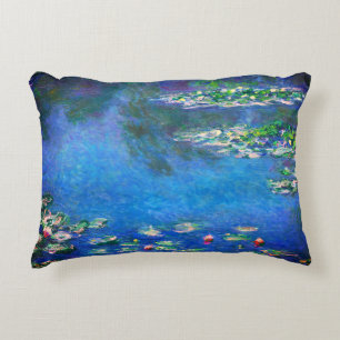 Coussins Décoratifs Nymphéas vintage par Claude Monet