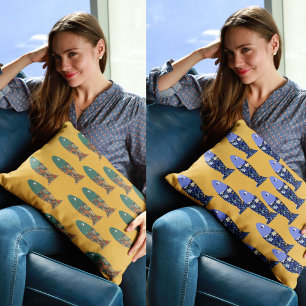 Coussins Décoratifs Ocean life, Lake house, partie de la pêche