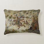 Coussins Décoratifs October Fun Whimsical Autumn Forest Animals<br><div class="desc">This forest animal throw pillow features a bear and rabbit in a warm autumn forest. The playful woodland scene adds charm to nurseries, cozy living rooms, and rustic farmhouse decor. A lovely pillow for animal lovers and fans of woodland scenes.</div>