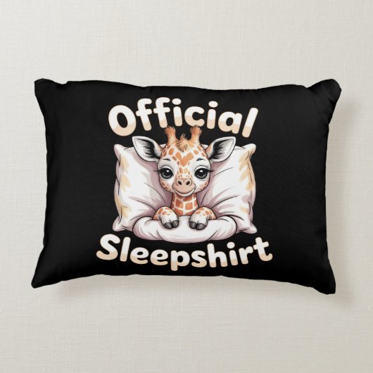 Coussins Décoratifs  Official Sleepshirt Giraffe (Dos)