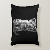 Coussins Décoratifs Oh Bébé Gros Chat Cub Gris (Devant(Vertical))