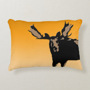 Coussins Décoratifs Oie au coucher du soleil - Art original de la faun