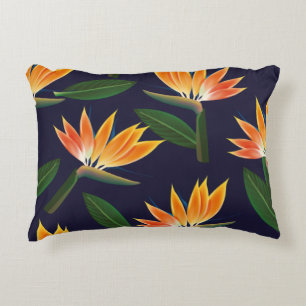 Coussins Décoratifs Oiseau de fleur de paradis