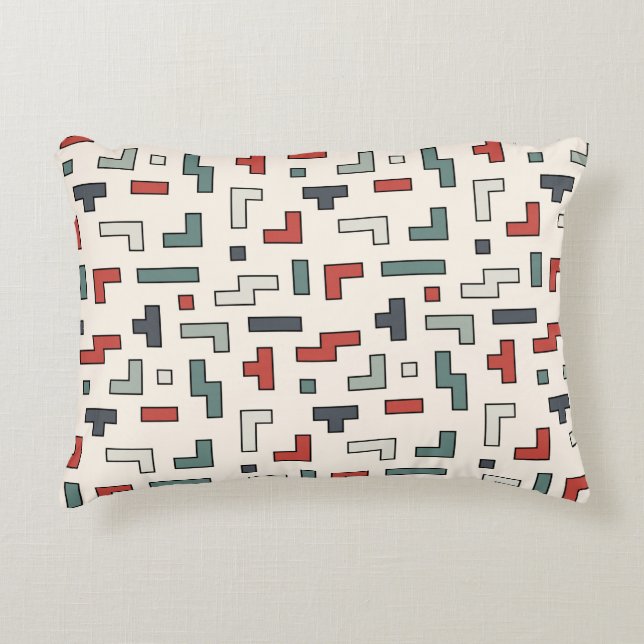 Coussins Décoratifs Old video game square seamless pattern,background  (Devant)