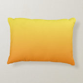 Coussins Décoratifs "Ombre Jaune Et Orange" (Dos)