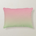 Coussins Décoratifs "Ombre Rose Et Vert"<br><div class="desc">coussin Accent "Pink And Green Ombre"</div>