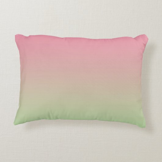 Coussins Décoratifs "Ombre Rose Et Vert" (Dos)