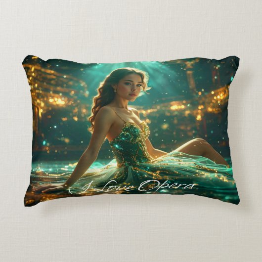 COUSSINS DÉCORATIFS OPÉRA - J'AIME L'OPÉRA (Devant)