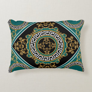 Coussins Décoratifs Or baroque : Elégance noire