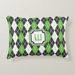 Coussins Décoratifs Oreiller à accent rétro Argyle