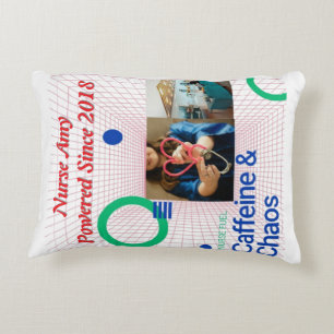 Coussins Décoratifs Oreiller à jet de carburant pour infirmière - Café