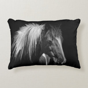 Coussins Décoratifs oreiller à lancer à la tête de cheval
