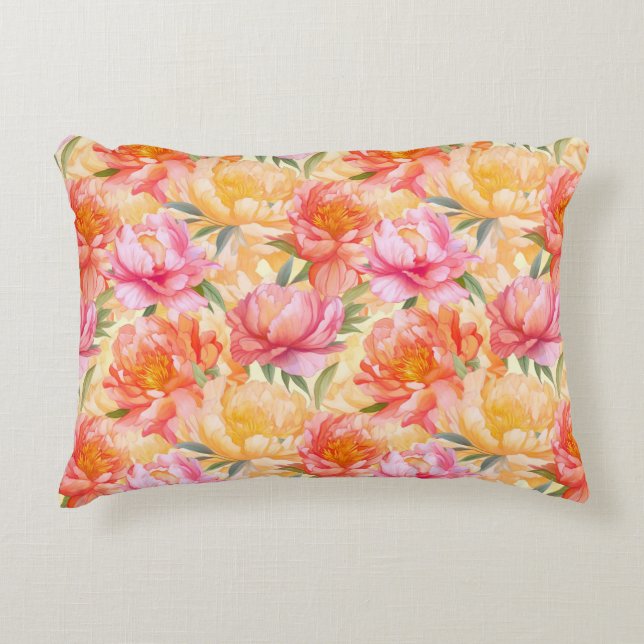 Coussins Décoratifs Oreiller accent floral (Devant)