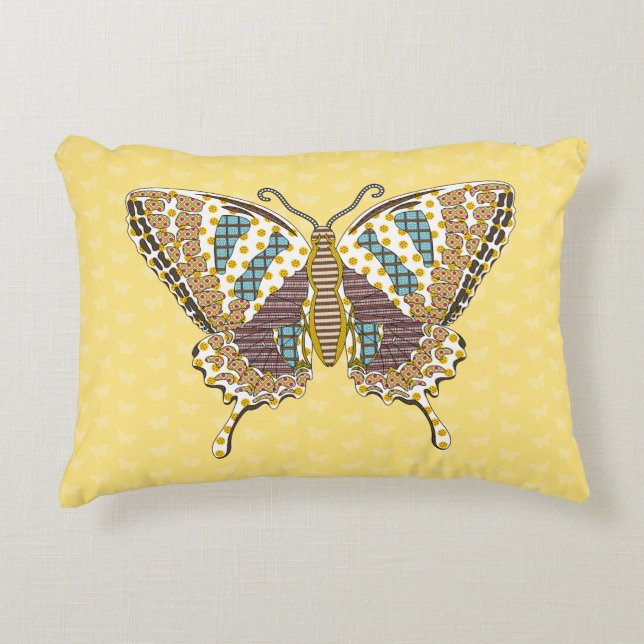 Coussins Décoratifs Oreiller accent Papillon Aztec (Devant)