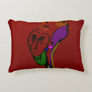 Coussins Décoratifs Oreiller accentué de chef extraterrestre de scienc