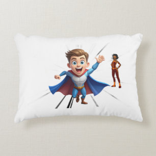 Coussins Décoratifs Oreiller accentué d'équipe de super-héros épique