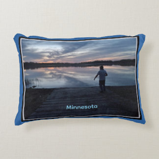 Coussins Décoratifs Oreiller accentuel de coucher de soleil d'été du M