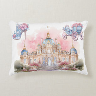Coussins Décoratifs Oreiller château glamour pour filles