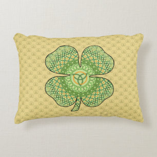 Coussins Décoratifs Oreiller d'accent Trèfle Celtique