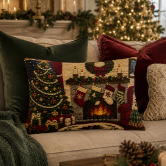 Coussins Décoratifs Oreiller de Noël tricoté pour la maison