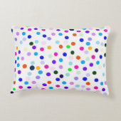 Coussins Décoratifs Oreiller décoratif à pois colorés (Dos)