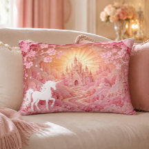 Oreiller décoratif Château Licorne