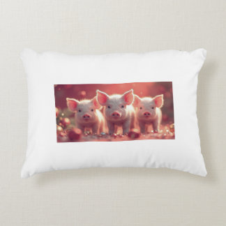 Coussins Décoratifs Oreiller doux à lancer de cochon - Décor doux et d