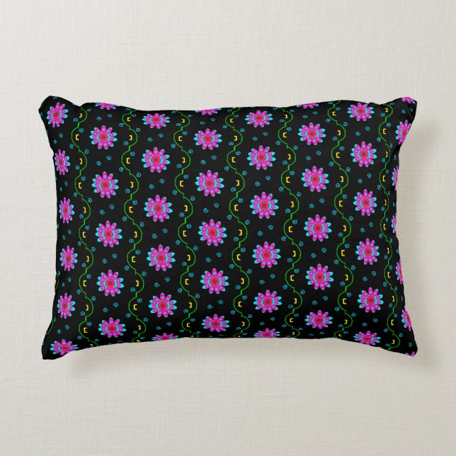 Coussins Décoratifs Oreiller Fleur Abstraite (Devant)