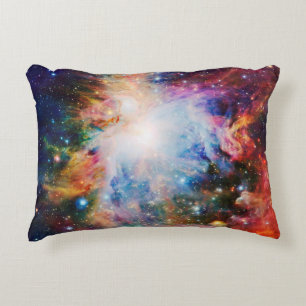 Coussins Décoratifs Oreiller Galaxie Nébuleuse Colorée