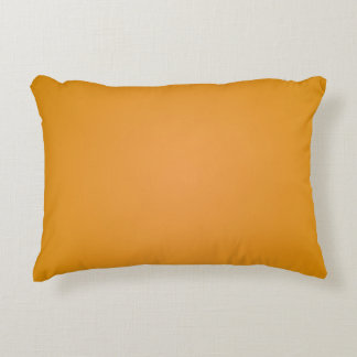 Coussins Décoratifs Oreiller rectangulaire orange sur un fond gris cla