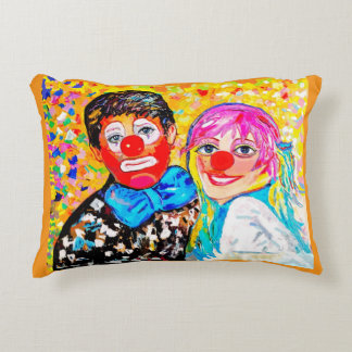 Coussins Décoratifs Oreillers ''Deux artistes''.