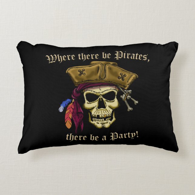 Coussins Décoratifs Où Il Y A Des Pirates (Devant)