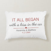 Coussins Décoratifs Où tout a commencé pour les couples personnalisés (Devant)