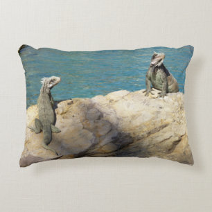 Coussins Décoratifs Paire de Iguanas Photographie de la faune tropical