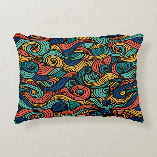 Coussins Décoratifs Paisley haché (Devant)