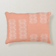 Pale Orange Accent Pillow