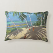 Coussins Décoratifs Palmiers Clovelly beach Barbados 2013 (Dos)