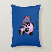 Coussins Décoratifs Panda porte nom personnalisé jetez oreiller. (Devant(Vertical))