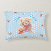 Papier Peint Chambre Enfant Ours en Peluche Bleu C