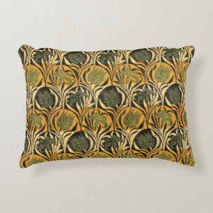 Coussins Décoratifs Papier Peint Vintage Tulipe Lily Or William Morris